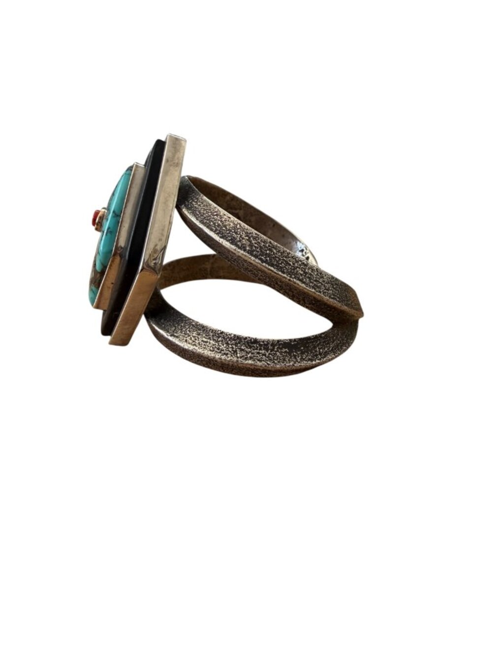 Edison Cummings Sterling Silver and Multi-Stone Cuff - Picture 4 of 5